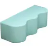 Taburete sofá de olas suave para guardería, sala de institución de formación, banco largo de forma especial, cabina de centro de educación temprana para niños