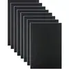 Escudo adhesivo de luz LED negro mate, impermeable, resistente a altas temperaturas, ignífugo y aislante, disponible en forma rectangular, cuadrada y varias otras formas
