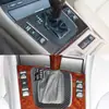 Aplicável ao BMW Série 3 E46 antigo painel de moldura da alavanca de câmbio de fibra de carbono interior adesivos decorativos ano 98-05