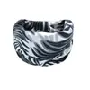 Al por mayor Spot Europa y Estados Unidos nueva banda para el cabello elástica deportiva de versión ancha con impresión personalizada, banda para la frente absorbente de sudor, banda para el cabello facial para mujer