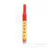 Tinta Roja Cinabrio Recargable para Caligrafía, Tinta Roja Cinabrio para Escribir Palabras Felices, Set de Pinceles de Caligrafía con Punta Suave de Iluminación para Calcar y Pintar
