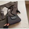Bolso de Mujer Estilo Coreano Bolso Baguette con Lazo para Niña Nuevo Bolso Casual con Textura Moda Casual Hombro Cruzado
