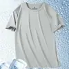 Camisetas Personalizadas para Hombre, Camisetas Deportivas de Malla Holgada, Ropa para Hombre, Ropa para Hombres Jóvenes, Mangas Cortas Finas de Seda de Hielo para Verano