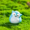 Transfronterizo Nuevo Paisaje Micro Creativo Colorido Búho Figura Decoración DIY Accesorios Mini Adornos de Escritorio