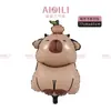 Novo Estilo Capivara Desenho Animado Redondo Jardim de Infância Crianças Aniversário Evento Festa Decoração Festa Atacado