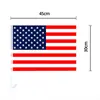 Bandeiras de Carro Americanas 30*45cm Bandeiras Americanas para Carro Bandeiras de Janela de Carro Bandeiras de Carro da Copa do Mundo do México Personalizadas