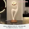 Lámpara de Pie Ornamental Artística, Sala de Estar de Lujo Ligero, Lámpara de Mesita de Noche Moderna Simple de Gama Alta para Dormitorio, Artículo de Decoración para el Hogar