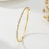 2024 Nuevo Joyería de Mano Elegante con Circonita Microincrustada Pulsera Abierta Exquisita Moda Coreana para Mujer Joyería Estilo Ins