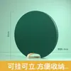 Tabla de cortar, uso doméstico, resistente al moho, apta para alimentos, tabla de cortar redonda, tabla de cortar giratoria de doble cara verde para cocina, directo de fábrica