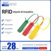 Fábrica Ultra-Alta Frequência Uhf/Hf/Nfc Tipo Abraçadeira de Cabo Etiqueta Digital Rfid Abraçadeira de Cabo Descartável Etiqueta de Ativo Fixo