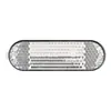 Adecuado para Scooter Xiaomi Partes Reflectantes Delanteras Plata-Amarillo, No. 9 Cubierta Decorativa Frontal para Scooter Hoja Reflectante
