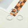 Chaveiro Colorido Pintado com Fecho de Mola Aberto Corrente de Celular DIY Corrente de Mochila Acessórios Pingente de Miçanga Joia