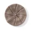Nova coleção outono e inverno: Boina de tricô feminina de cashmere lisa, moderna, simples, versátil, quente e chapéu de tricô grosso para clima frio