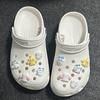 Acessórios para Calçados Crocs Transfronteiriços Nova Coleção Primavera e Verão 2025 Acessórios DIY Estrela de Queijo Recheado Flor de Sapato Fivela de Sapato DIY Decoração