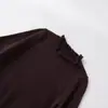 Ropa de Mujer al por Mayor Transfronteriza 2025 Estilo Europeo y Americano Otoño Suéteres de Punto Decorativos en Capas para Mujer