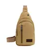 Bolso de Pecho para Hombre, Bolso Cruzado de Lona, Bolso de Hombro Frontal de Gran Capacidad, Bolsa para Puesto Callejero Suministro 31*17cm