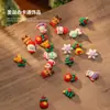 Acessórios de Arte de Unha Cartoon de Natal Outono e Inverno Novos Papai Noel Boneco de Neve Urso Resina Tridimensional Acessórios de Unha Atacado
