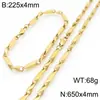 Estilo Minimalista Diseño de Nicho Pulsera de Acero de Titanio de Gama Alta Cadena Biselada de Moda Collar Joyería para Hombres y Mujeres