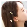 Accesorios para el cabello estilo coreano estilo japonés estilo coreano clip de abeja con diamantes de goteo de aceite colorido clip para flequillo clip lateral clip para mujer