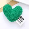 Otoño e Invierno Nuevos Accesorios de Corazón de Felpa Rellenos de Algodón Accesorios para Ropa Sombreros Accesorios para Ropa Corazones de Melocotón Dulces y Lindos