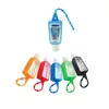 Estoque de fábrica 60ml frasco trapezoidal plano transparente plástico PET frasco com tampa de rosca rotativa líquido frasco para gel