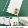 Nuevo cuaderno de 26 agujeros 20 agujeros varilla de bombeo de PP libro de cambio de página de hojas sueltas rejilla desmontable nota para bolígrafo A5B5 libro de hojas sueltas