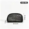 Bolsa de maquillaje portátil con forma de corazón de malla transparente transfronteriza, bolsa de aseo de viaje de gran capacidad, bolsa para lápiz labial de mujer, bolsa para retoques