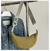 Nova Bolsa Dumpling Bolsa de Estudante Ins Bolsa de Ombro Sob o Braço Bolsa Transversal Baigou Bolsa Caixa Bolsa de Verão Bolsa no Peito Unissex