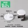 Conector tres en uno para armario tapa decorativa tornillo tapa fea rueda excéntrica cruzada de gabinete cubierta cilíndrica de plástico para agujero