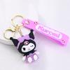 Llavero Kulomi Japonés y Coreano Dibujo Animado Pegamento Suave Colgante Pequeño Joyería Linda Venta al por Mayor Llavero Sanrio Pareja