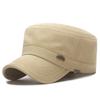 Primavera e Outono Novo Chapéu Moda Casual Sunshade Flat Top Hat Masculino Estilo Esportes Ao Ar Livre Versátil Ajustável Chapéu de Sol