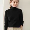 Suéter de Cachemira de Color Puro Nuevo para Otoño e Invierno para Mujer con Cuello de Pelo, Suéter Corto de Punto Holgado Adelgazante con Borde Enrollado con Camiseta Básica
