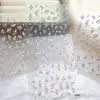 Adesivos para Nail Art Série Floral Frescor da Primavera 5D Florais em Relevo Adesivos Doces para Unhas Adesivos para Planner
