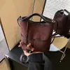Bolso Retro de Nicho para Mujer Bolso Pequeño de Hombro 2026 Nueva Tendencia de Moda Bolso Cubo Sencillo Bolso Cruzado de Hombro Único
