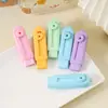 Borrador de Empujar y Tirar de Dibujos Animados para Estudiantes, Colorido, Limpio, Bajo Residuo, Set de Borrador con Mina Reemplazable, Papelería Infantil al por Mayor