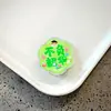 Clipes de acrílico PP em formato de flor com palavras de bênção, clipes de lanche PPJ com texto inspirador fofo