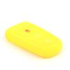 Adequado para Volkswagen Cc Bolsa de Silicone Skoda Carro 3-Chaves Reta Capa Protetora Macia para Chave do Carro