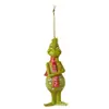 Nova decoração de Natal de monstro verde 2D2026 transfronteiriça ornamento de acrílico pingente de árvore de Natal de desenho animado
