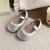 Nuevos Zapatos Mary Jane Franceses para Niñas 2026, Zapatos de Cuero con Encaje Tejido de Princesa, Planos Suaves y Versátiles de Tacón Bajo