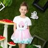 [Liquidación Sin Devoluciones/Cambios] Ropa Europea y Americana para Niños Falda Tutú de Malla Falda de una Sola Pieza con Falda Interior