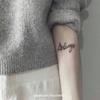 Minimalista Luna Oscura Ballena Tigre Pequeño Estilo Ins Pegatinas de Tatuaje Lindo Dibujo Animado Clavícula Unisex Semipermanente