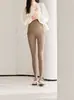Leggings de maternidad para usar al aire libre, estilo primavera, finos, tridimensionales, ajustados, antideslizantes, pantalones con soporte abdominal hechos en fábrica, leggings de yoga