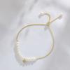 Pulsera de perlas Badu con diseño de nicho, personalidad de moda, temperamento, perla natural, elegante pulsera con borla francesa para mujer