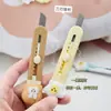 Cuchillo de Utilidad de Dibujos Animados de Pan Personalizado Cortador de Papel con Forma de Comida Estudiante Oficina Manualidades Cuchillo de Desempaque Venta al por Mayor