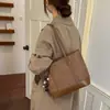 Bolsa Tote Color Block Grande Capacidade Estilo Coreano Feminina Verão 2026 Nova Alta Aparência Cor Sólida Bolsa de Ombro para o Dia a Dia
