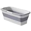 Cubo Rectangular Plano Plegable para Mopa para Uso Doméstico, Cubo para Lavar Mopa, Cubo Exprimidor de Agua, Cubo Individual para Lavado de Autos, Cubeta para Mopa