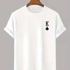 Camiseta de Algodão com Manga Curta Estampada Aliexpress Transfronteiriça