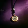 Directo de fábrica: Colgante de concha Gahu de animal del zodíaco estilo antiguo, collar cultural y creativo para hombres y mujeres, accesorio de concha protector