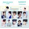 Estrela de cristal cartão adesivos TNT era Youth League Xiao Zhan Wang Junkai Yi Yang Qianxi HD adesivos de cartão 10 folhas/conjunto