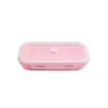 Venta Directa de Fábrica Fiambrera de Silicona Plegable Grado Alimenticio Microondas Fiambrera Caja de Almacenamiento Fiambrera Crujiente